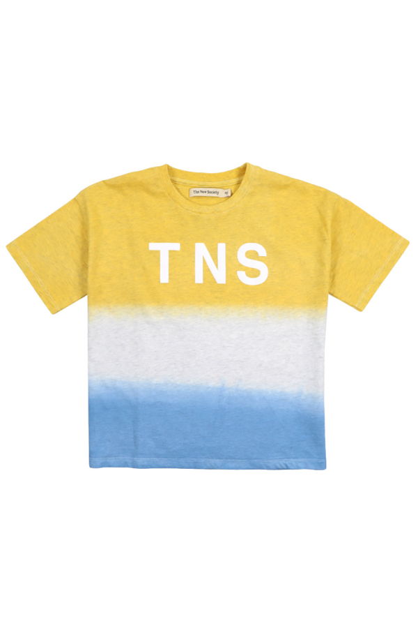 KIDS The New Society Tie Dye Tee - Yellow