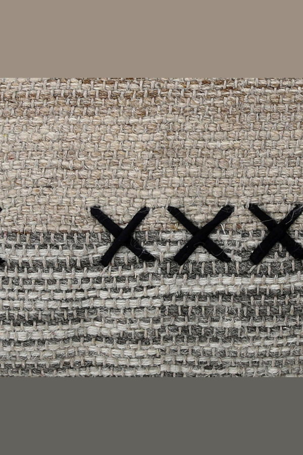 Dovetail Furniture Milan Handwoven Wool & Cotton Lumbar Pillow