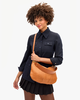 Clare V. Moyen Messenger Bag - Natural Woven Checker - Thumbnail 2
