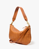 Clare V. Moyen Messenger Bag - Natural Woven Checker - Thumbnail 4