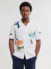 Wax London Didcot Ecru Flower Embroidered Shirt - Thumbnail 3