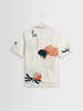 Wax London Didcot Ecru Flower Embroidered Shirt - Thumbnail 7