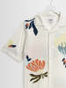 Wax London Didcot Ecru Flower Embroidered Shirt - Thumbnail 8