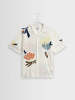 Wax London Didcot Ecru Flower Embroidered Shirt - Thumbnail 9