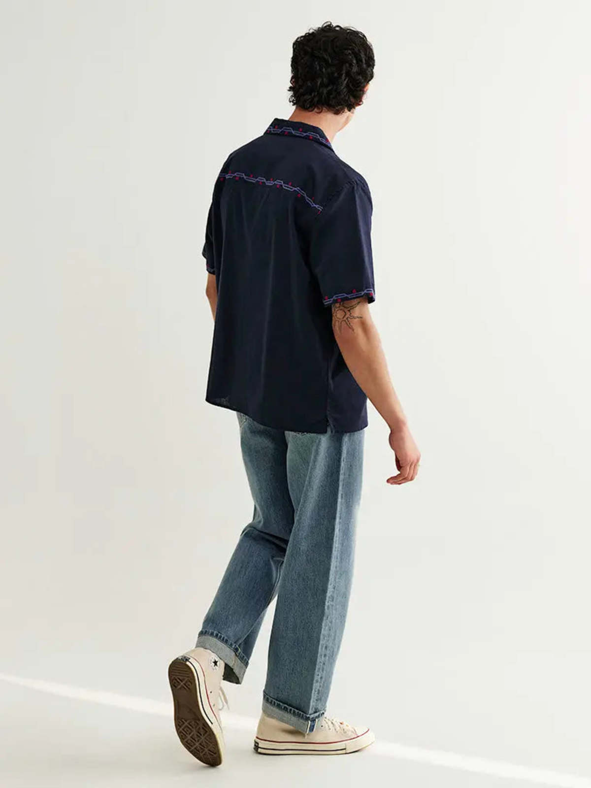 Wax London Didcot Cross Stitch Border Shirt - Image 7 of 10