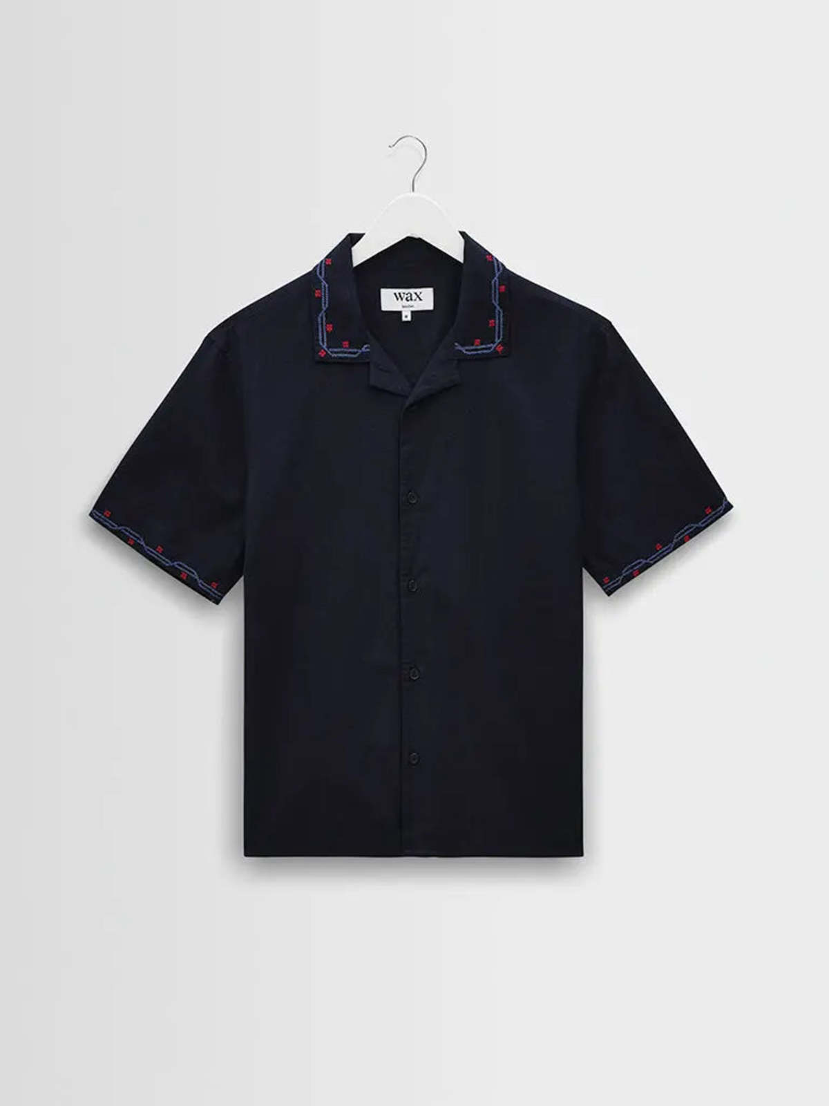 Wax London Didcot Cross Stitch Border Shirt - Image 10 of 10