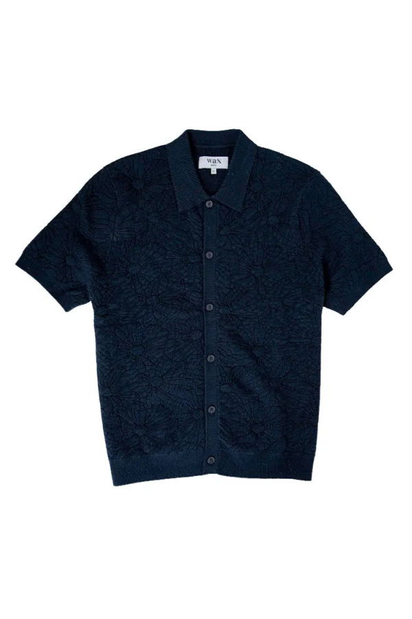 Wax London Tellaro Short-Sleeve Knit Shirt