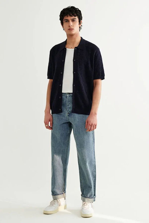 Wax London Tellaro Short-Sleeve Knit Shirt