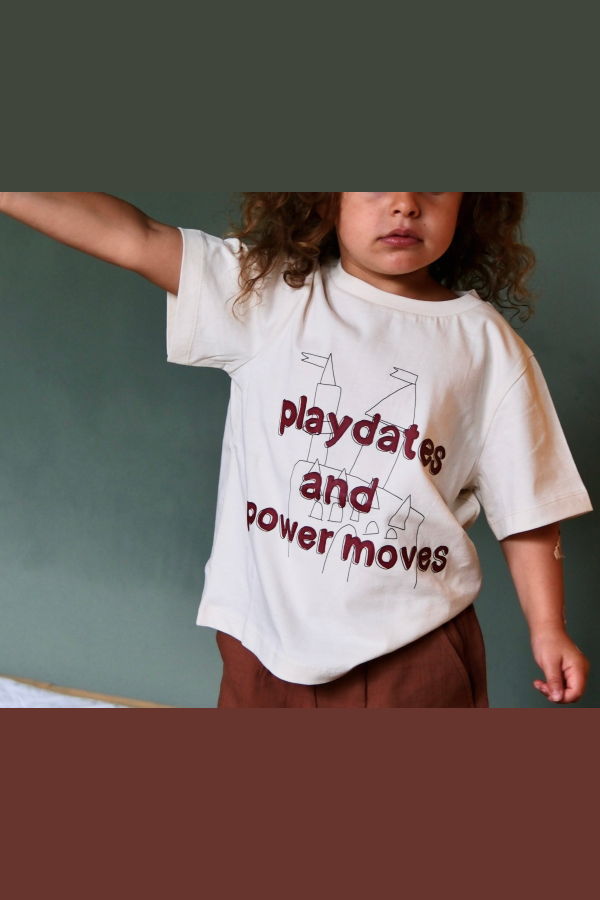 Mumzers Playdates And Power Moves Tee