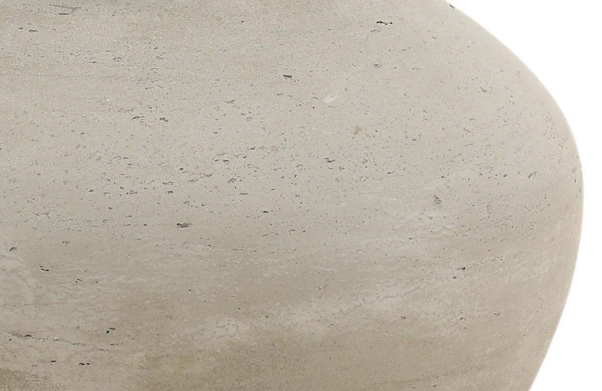 Dovetail Furniture Selene Medium Cement Outdoor Vase - Antique White - Image 2 of 3