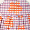 KIDS Mon Coeur Flower Gingham Recycled Cotton Dress - Thumbnail 4