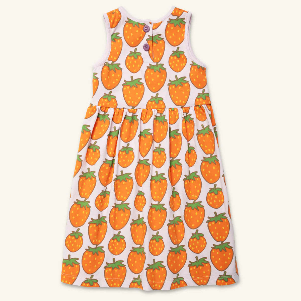 KIDS Mon Coeur Strawberry Tank Recycled Cotton Dress - Image 5 of 5