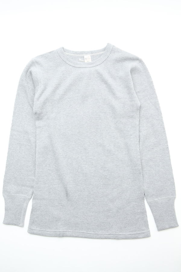 Warehouse & Co. Lot 5903 4-Needle Crew Neck Waffle Long Sleeve Tee
