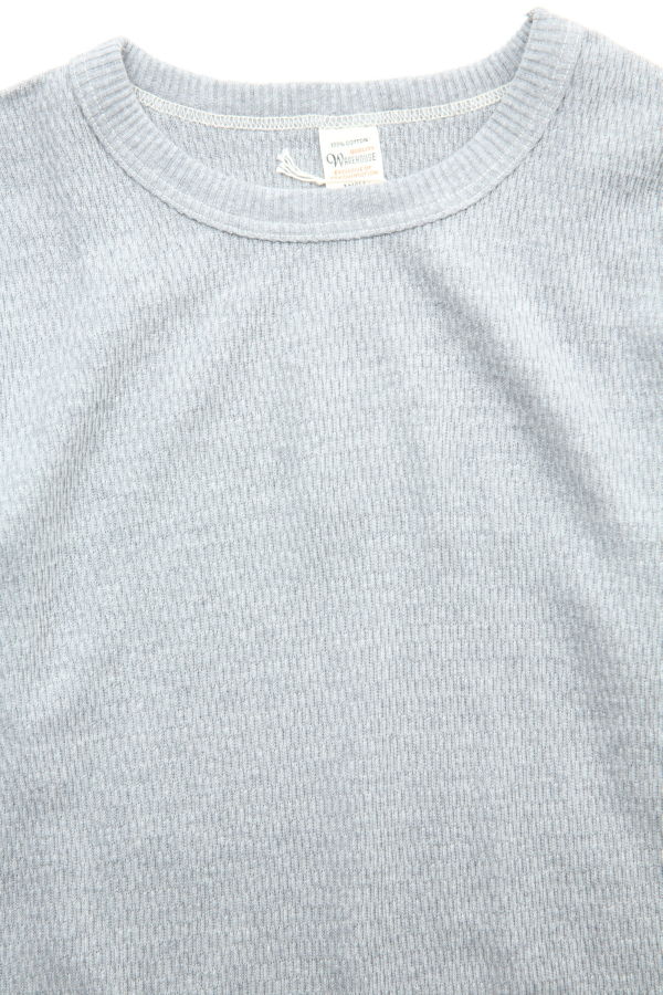 Warehouse & Co. Lot 5903 4-Needle Crew Neck Waffle Long Sleeve Tee