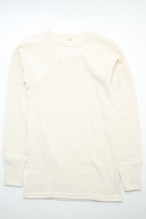Warehouse & Co. Lot 5903 4-Needle Crew Neck Waffle Long Sleeve Tee