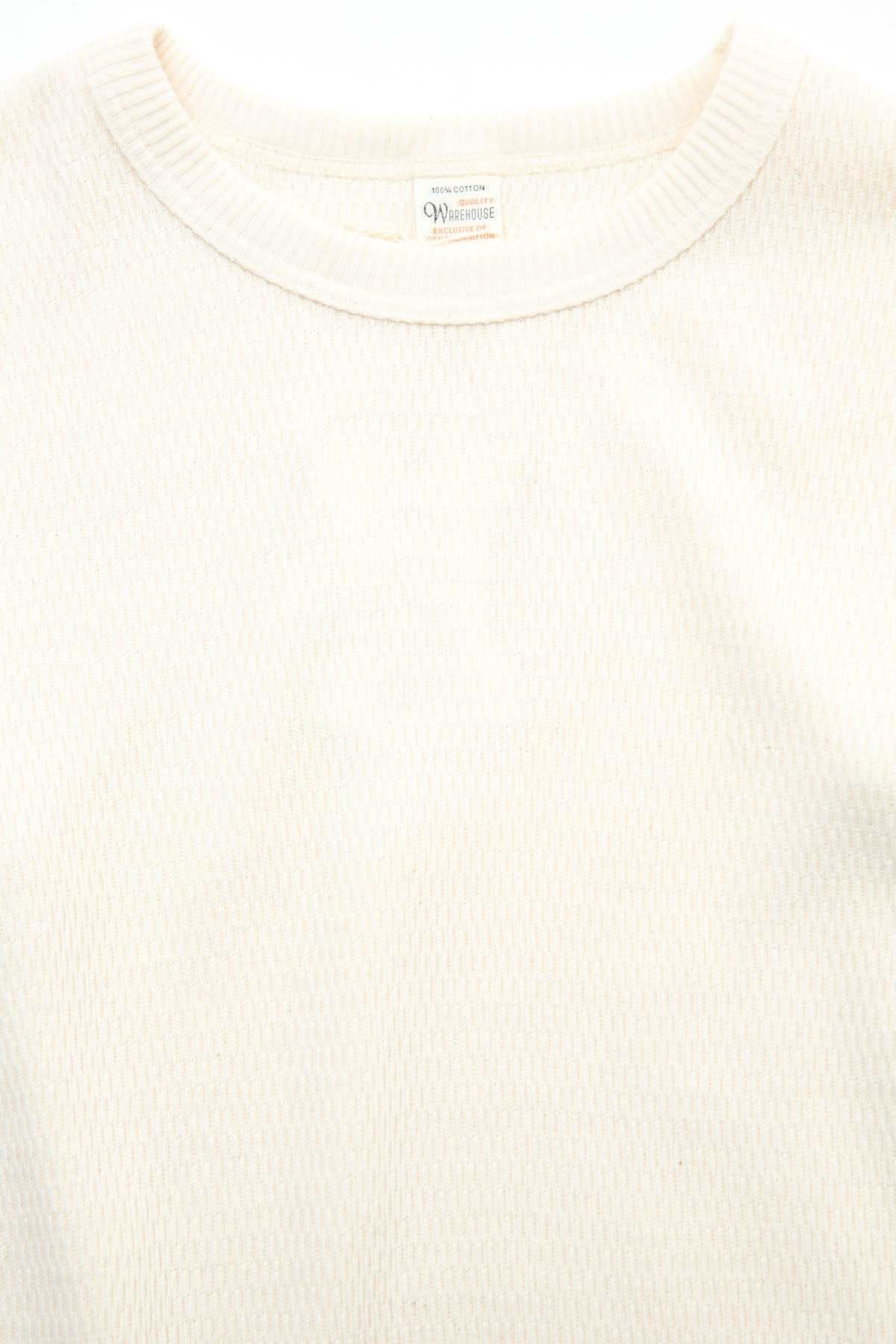 Warehouse & Co. Lot 5903 4-Needle Crew Neck Waffle Long Sleeve Tee - Image 2 of 10