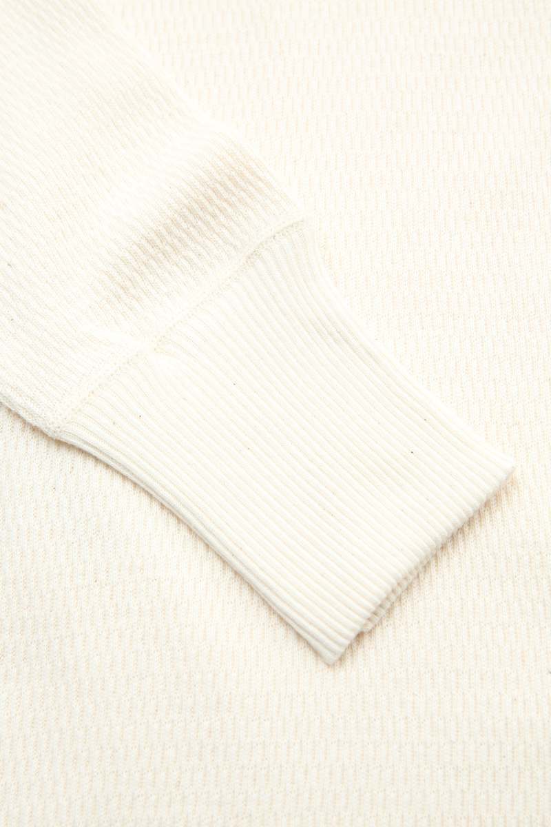 Warehouse & Co. Lot 5903 4-Needle Crew Neck Waffle Long Sleeve Tee