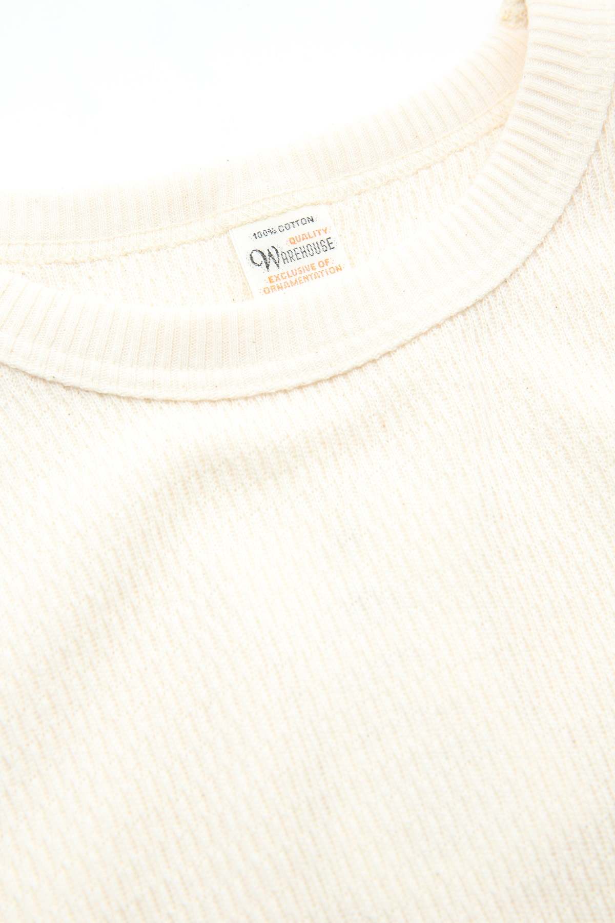 Warehouse & Co. Lot 5903 4-Needle Crew Neck Waffle Long Sleeve Tee - Image 5 of 10