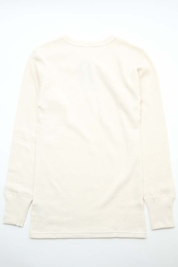 Warehouse & Co. Lot 5903 4-Needle Crew Neck Waffle Long Sleeve Tee