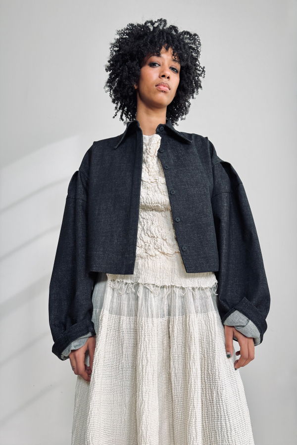 Yesaet Eshe Crinkle Shell Top