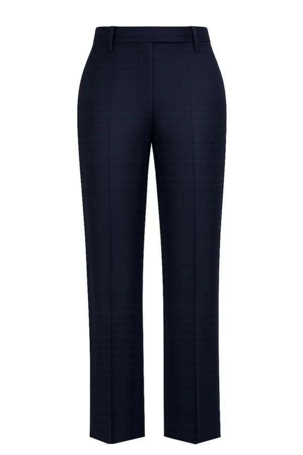 thom browne Cotton Suiting Beltloop Relaxed Trouser - Navy