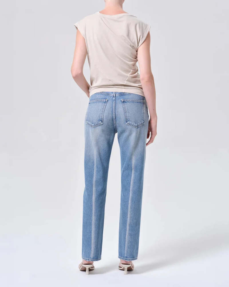 AGOLDE Lana Jeans - Light Wash Denim