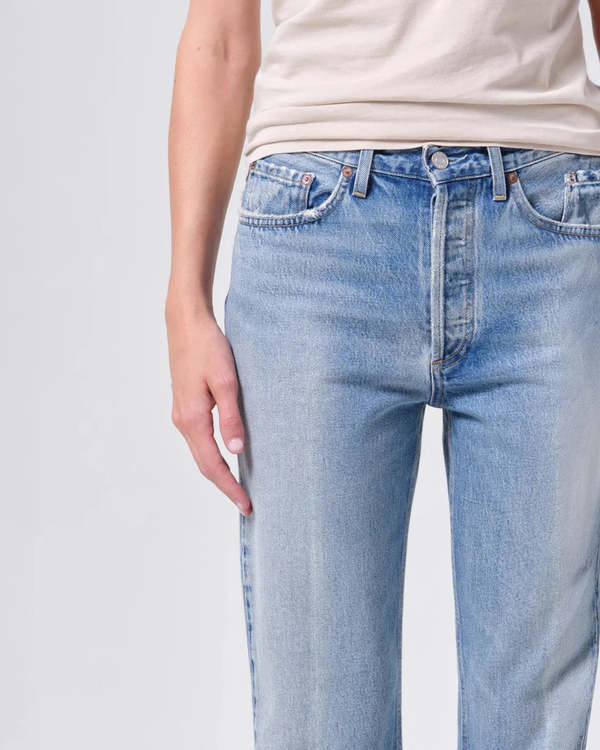 AGOLDE Lana Jeans - Light Wash Denim