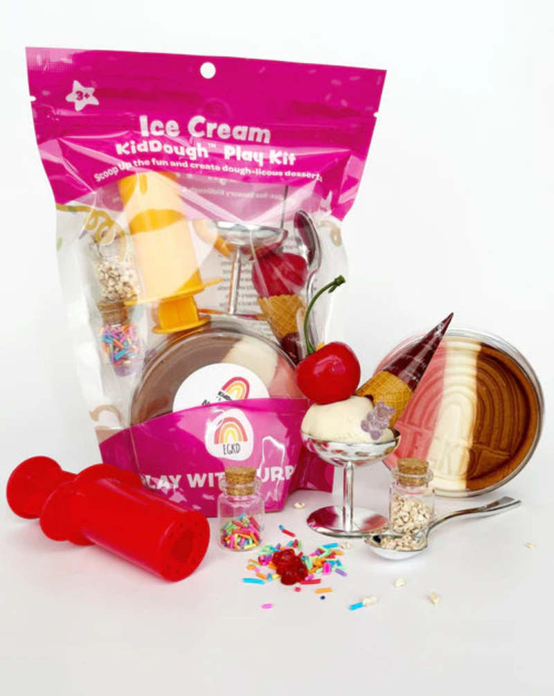 Earth Grown KidDoughs Kid Dough Play Kit - Ice Cream