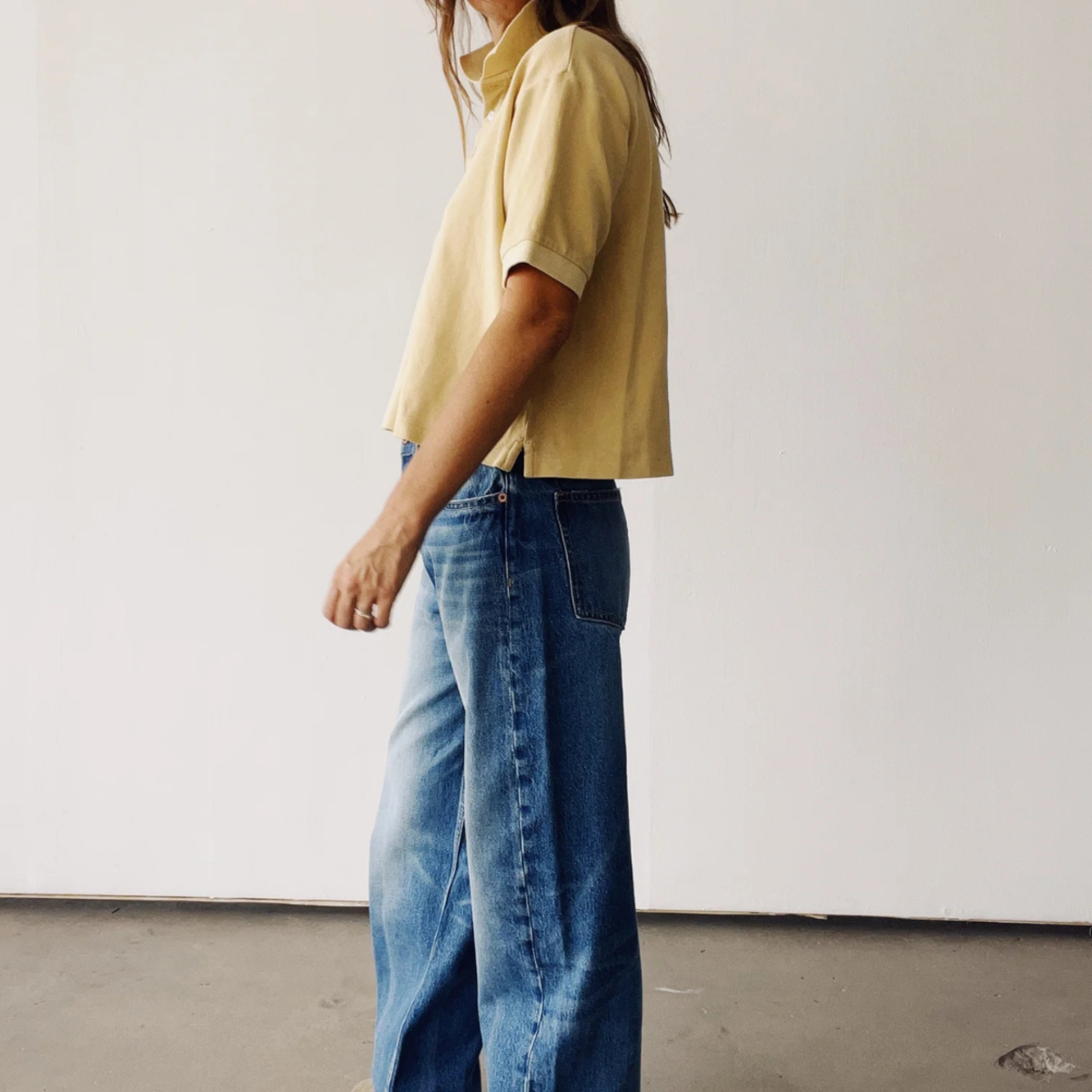 Hey Gang The Boxy Polo - Sand - Image 2 of 2