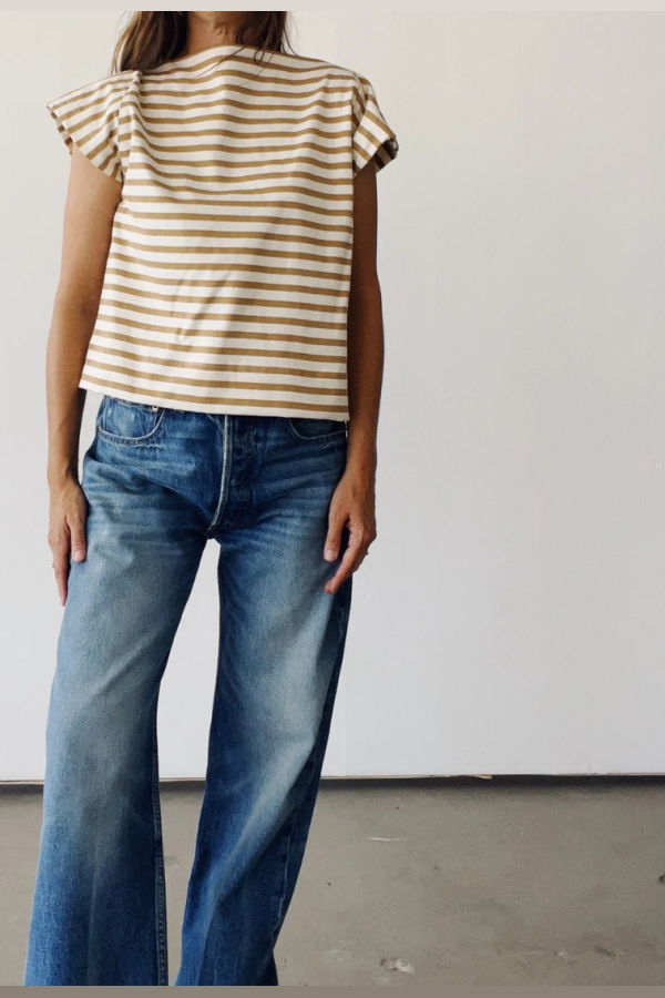 Hey Gang The Sailor Shirt - Tan