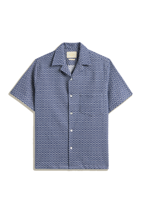 Portuguese Flannel Abstract Tile Shirt