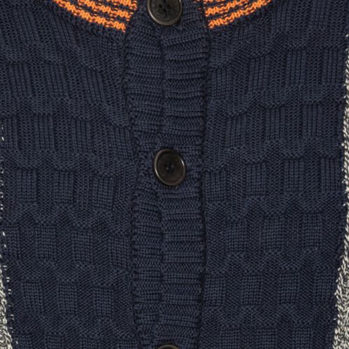 Henrik Vibskov Abundance Cardigan - Black White Denim - Image 2 of 4