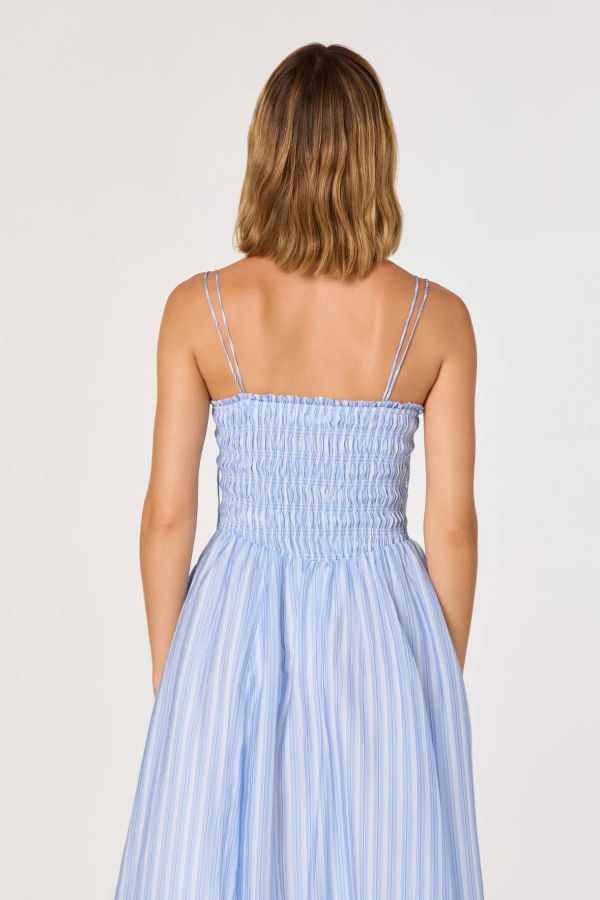 ASTR The Label Lahela Smocked Midi Dress