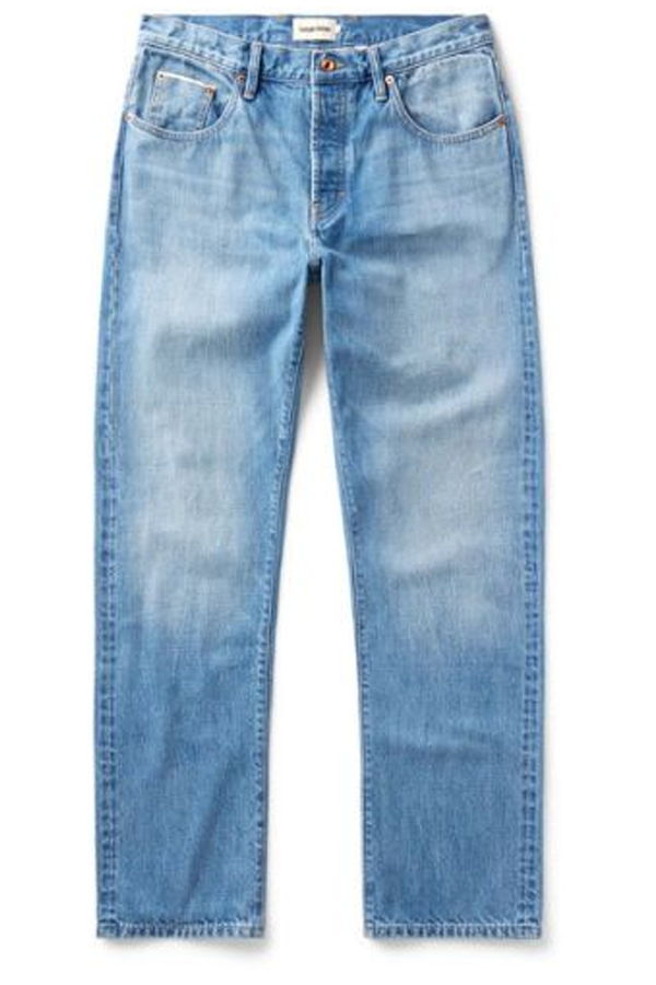 Taylor Stitch Democratic Jean - Light Wash Organic Selvedge Jeans