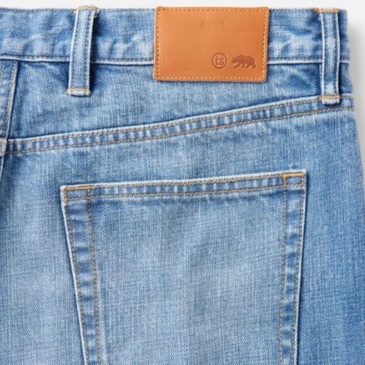 Taylor Stitch Democratic Jean - Light Wash Organic Selvedge Jeans - Image 5 of 6