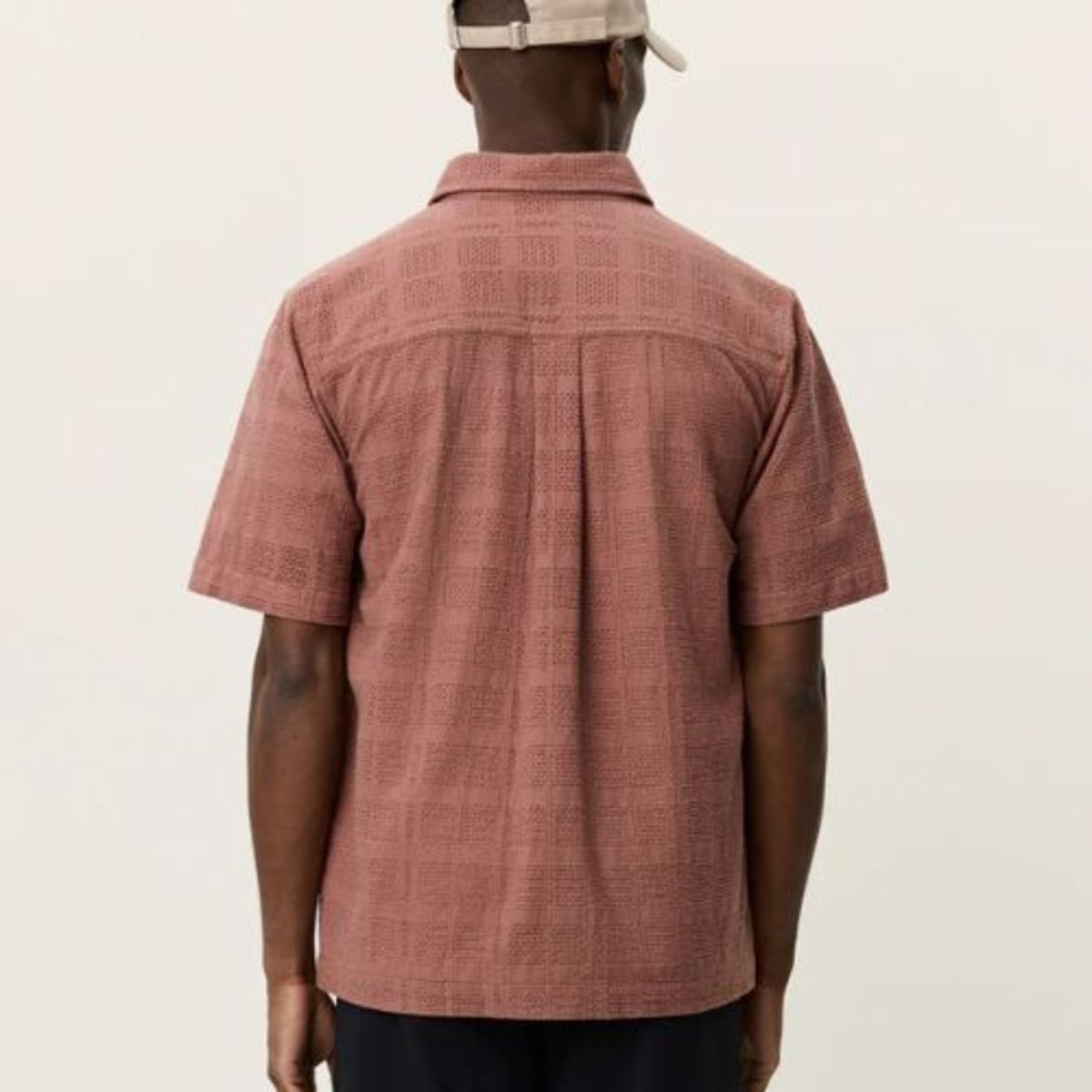 LES DEUX Charlie SS Shirt - Cognac Red - Image 2 of 4