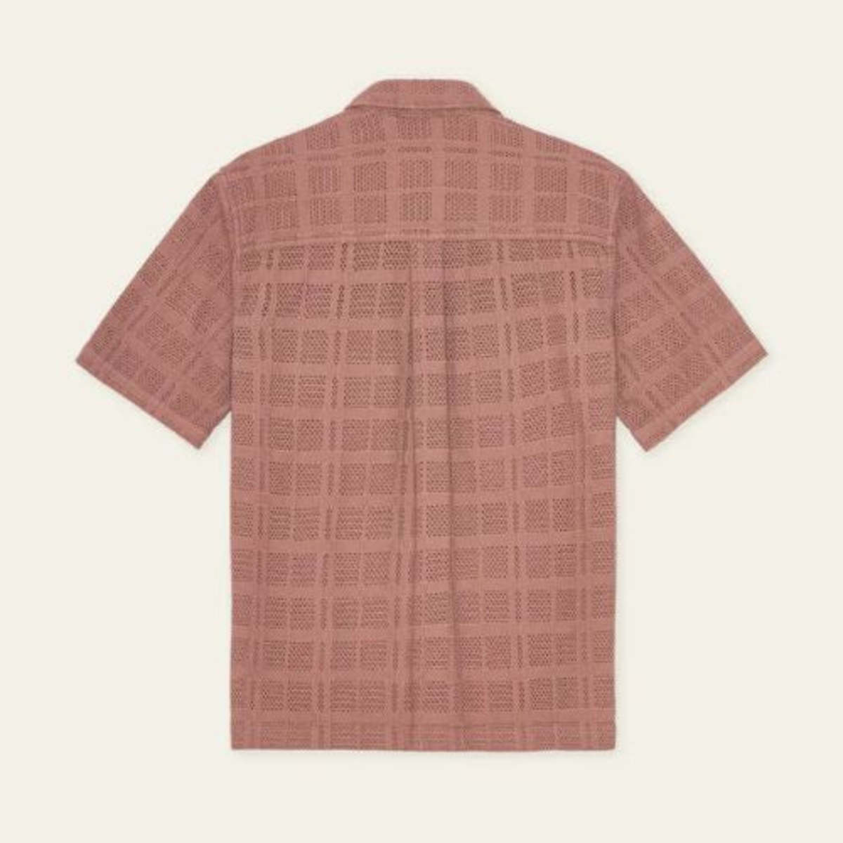 LES DEUX Charlie SS Shirt - Cognac Red - Image 4 of 4