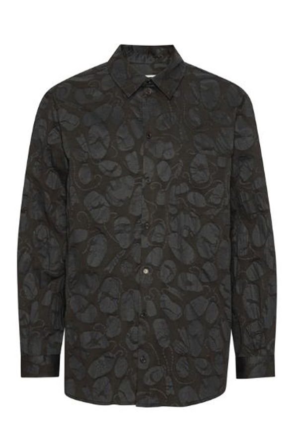 Henrik Vibskov New Blou Shirt - Black Amulets