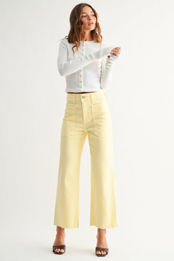 Just Black Denim The Nautical Wide Leg