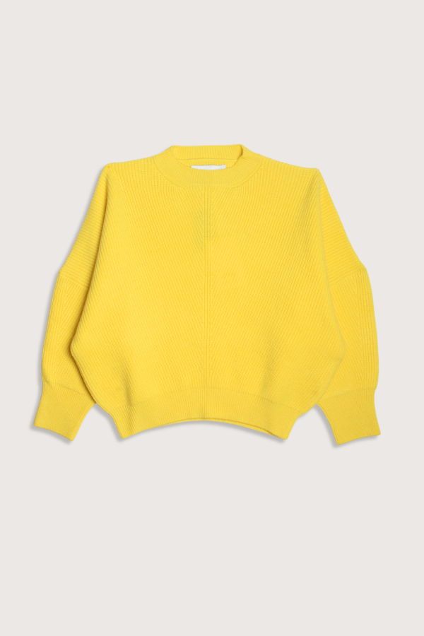 SASUPHI Batwing Sweater - Vivid Yellow