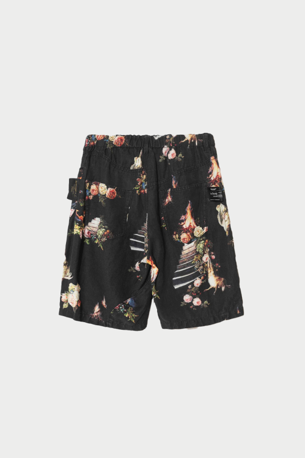 Undercover All-Over Flower Print Shorts