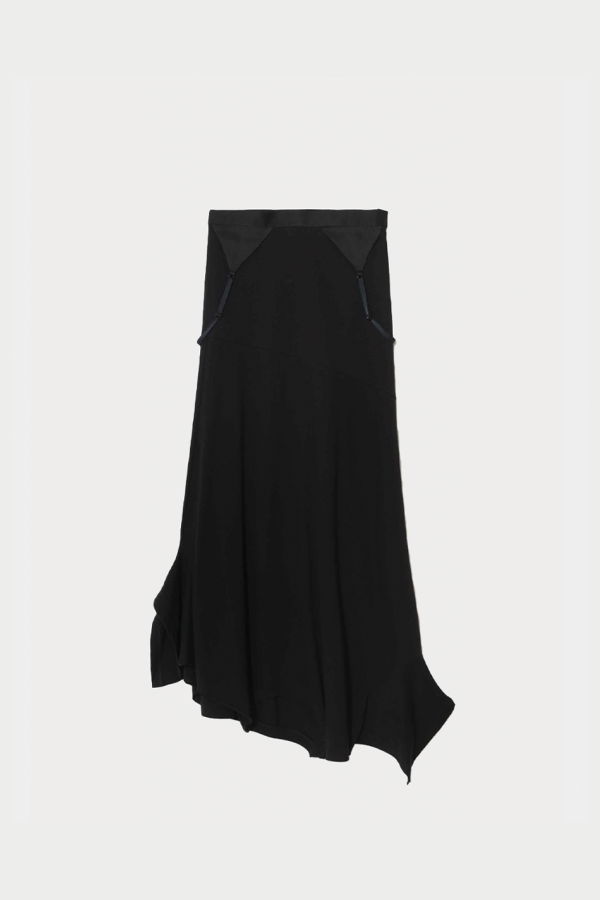 Undercover Asymmetric Skirt - Black