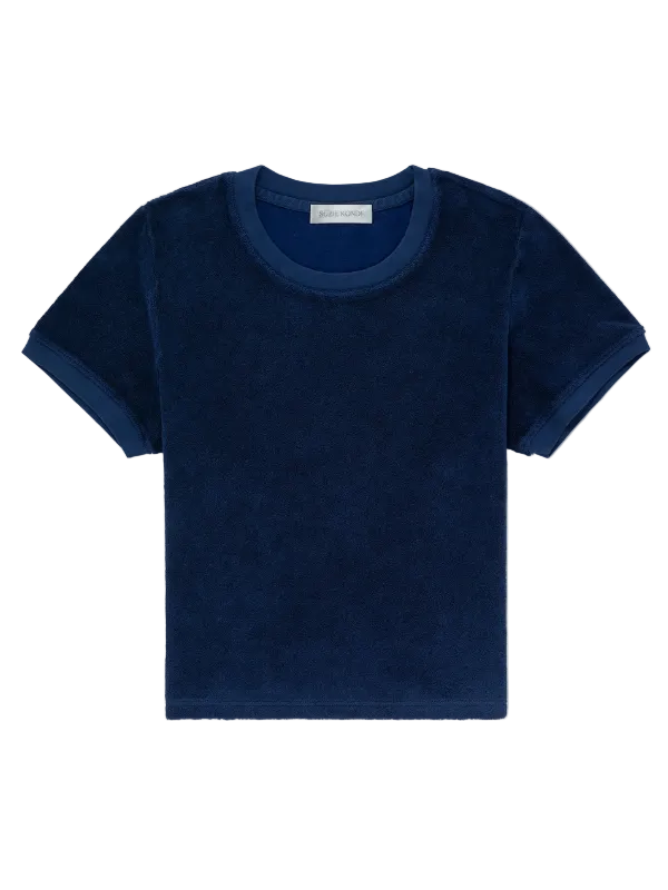 Suzie Kondi Capri Terry Tee - Navy