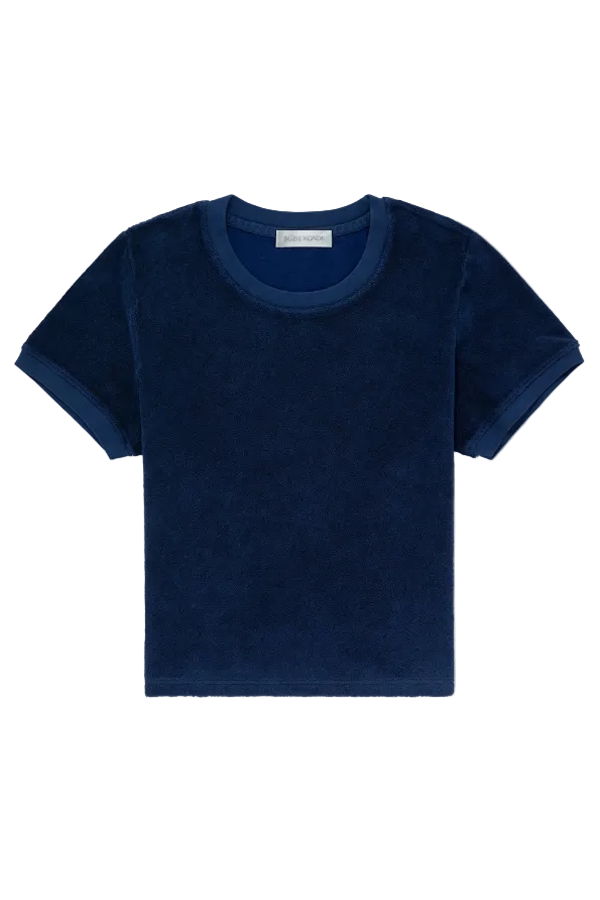 Suzie Kondi Capri Terry Tee - Navy