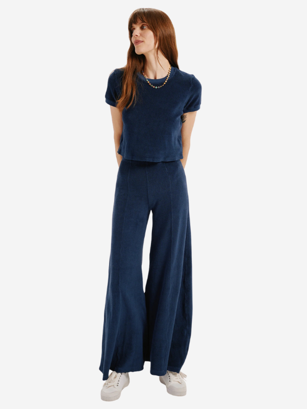 Suzie Kondi Capri Terry Tee - Navy