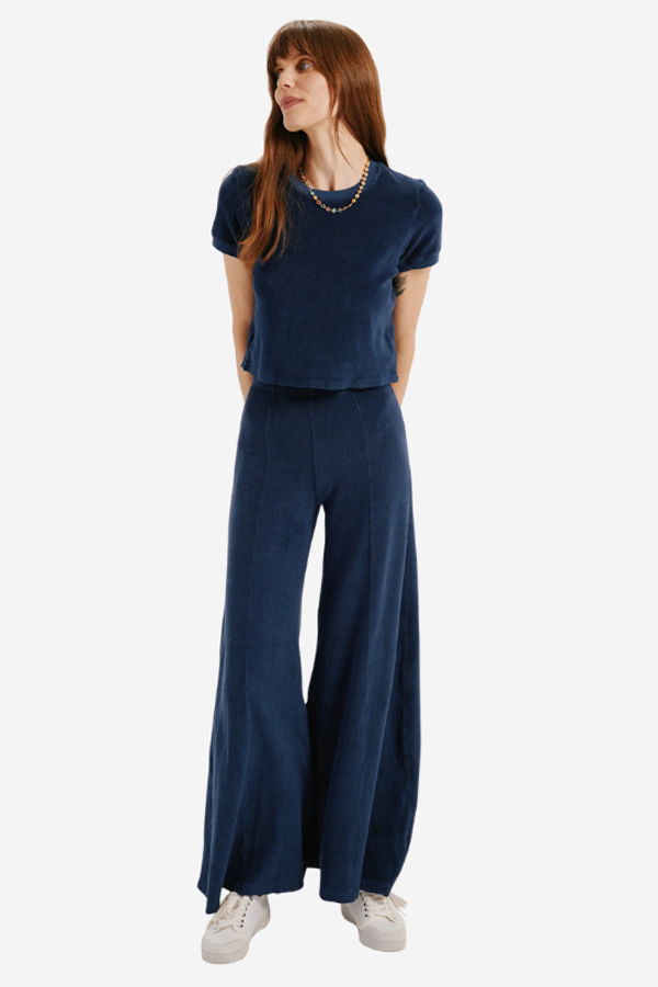 Suzie Kondi Capri Terry Tee - Navy