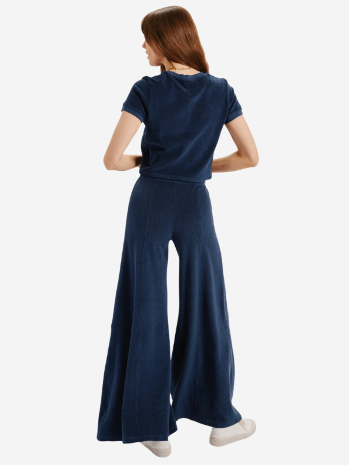 Suzie Kondi Capri Terry Tee - Navy - Image 3 of 3