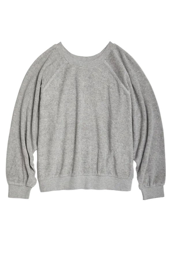 Suzie Kondi Samos Sweatshirt in Terry Heather Grey