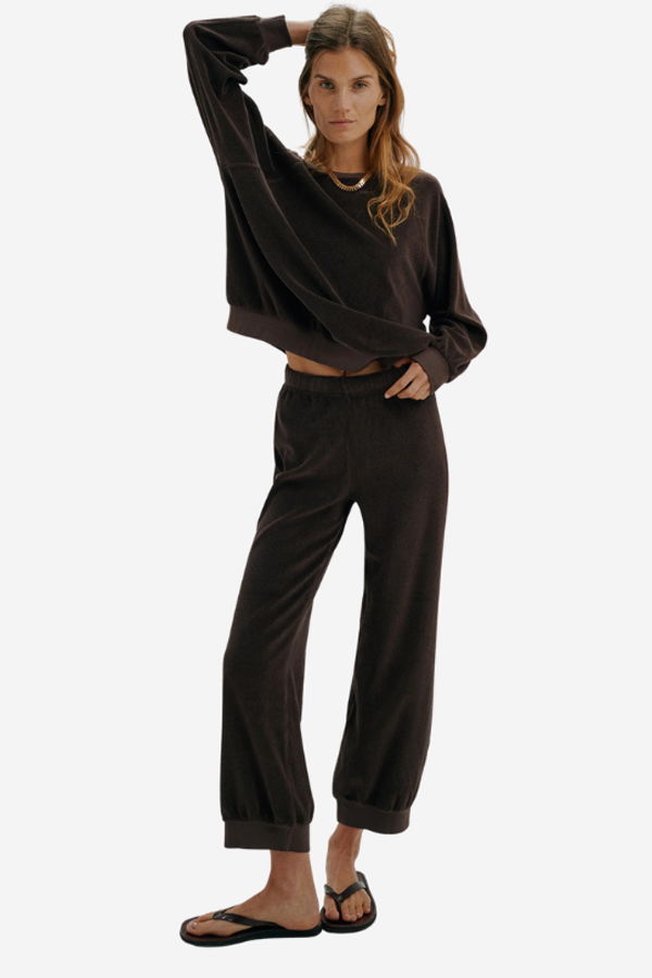 Suzie Kondi Tosk Pants in Terry - Truffle