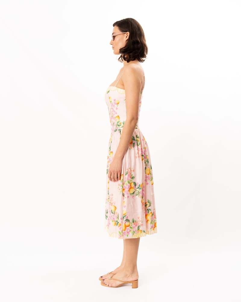 Amanda Uprichard Delora Midi Dress - Limoncello